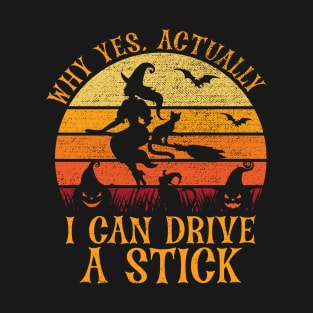 Why Yes Actually I Can Drive A Stick Vintage T-Shirt