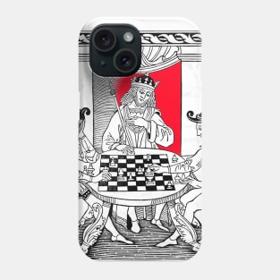 Chess Game, a theme of smart people kings and queens with strategies Phone Case