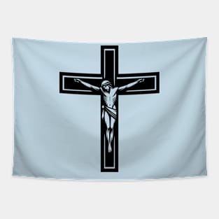 Catholic Crucifix Tapestry