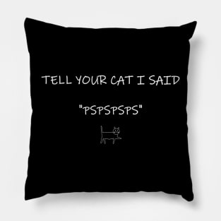 tell your cat Pillow