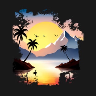 Tropical Island Paradise - Tropical Vibes T-Shirt