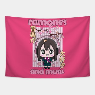 ramone anime and music Tapestry