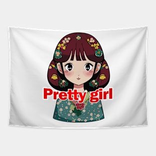 Pretty girl Tapestry