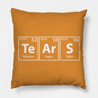 Tears (Te-Ar-S) Periodic Elements Spelling Pillow