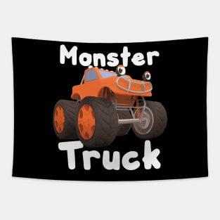 Monster Max Truck Kids Garage Tapestry