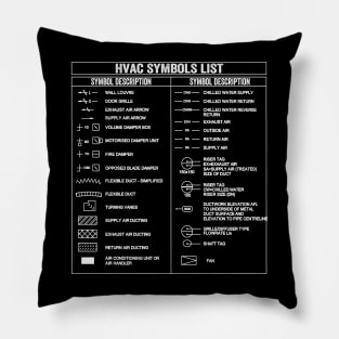 HVAC Technician Pillow