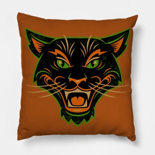 Vintage Back cat Pillow