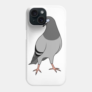 Rock Dove with Glasses Phone Case