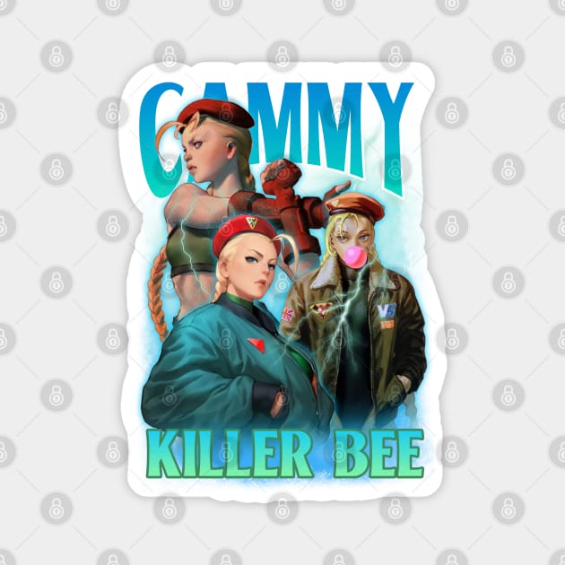 Bootleg Street Fighter Cammy Killer Bee Magnet by clvndesign