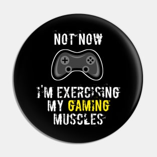 Gamer Funny Sarcastic Quote Pin