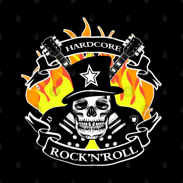 Hardcore Rock N Roll by GBCDesign