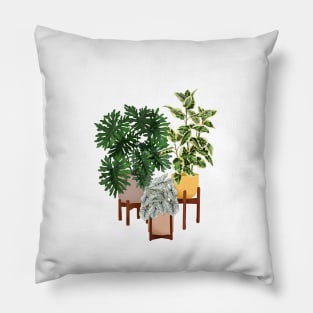 House Plants Illustration 27 Pillow