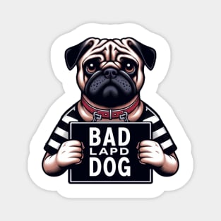 LAPD Bad Dog Mug Shot Magnet