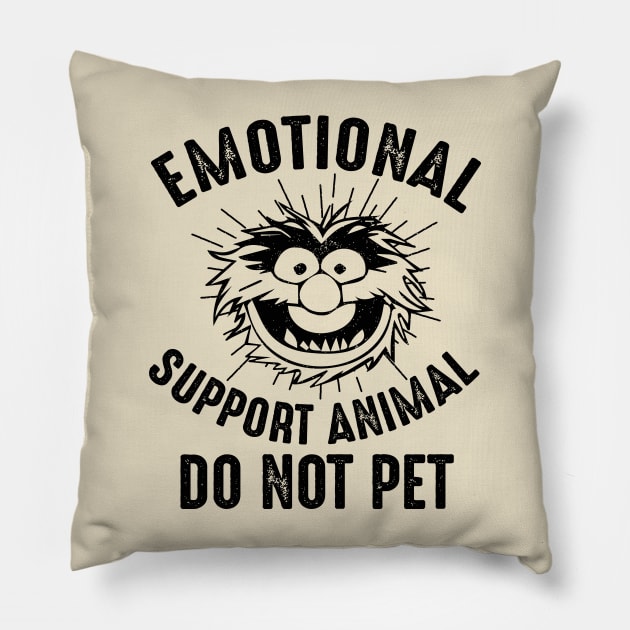 Emotional Support Animal Worn Pillow by Alema Art