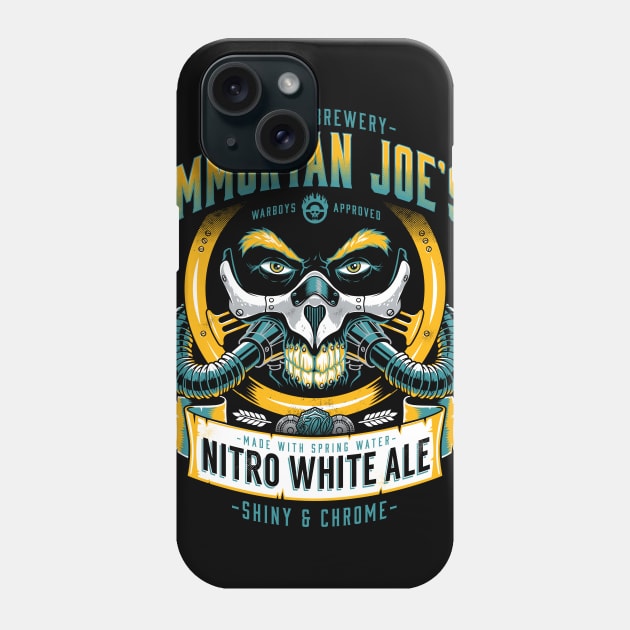 Nitro White Ale - Mad Max - Beer Label Phone Case by Nemons