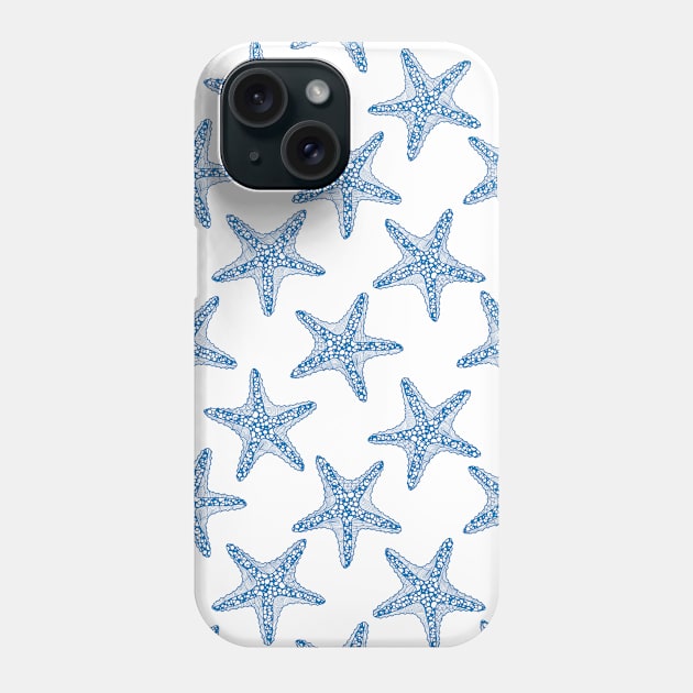 Underwater pattern #16 blue Phone Case by GreekTavern