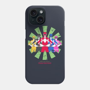 Power Rangers Retro Japanese Phone Case