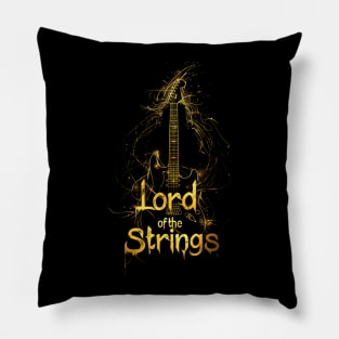 Lord of the Strings - Gonden Guitar - Fantasy Pillow