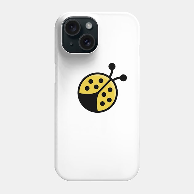 Cartoon Ladybird Phone Case by markmurphycreative