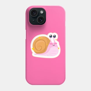 Cute Snail Cartoon Drawing Phone Case