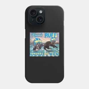 Runnin’ Ruff Towards The Win Football Phone Case