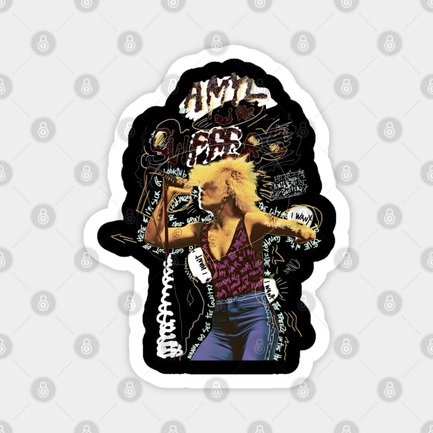 Amyl & the Sniffers Magnet by dtr_art