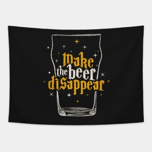Make the Beer Disappear - Beer Wizard Tapestry