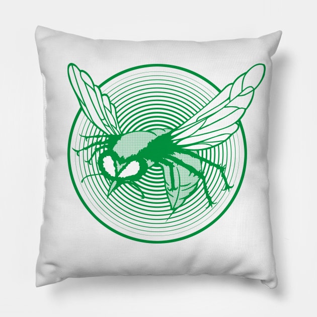 THE GREEN HORNET - 2.0 Pillow by ROBZILLA