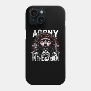 Agony in the Garden, Jesus kneeling in prayer in the Garden of Gethsemane Phone Case