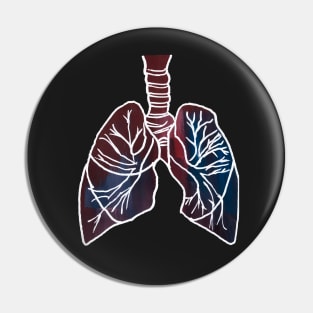 Gouached Lungs Pin