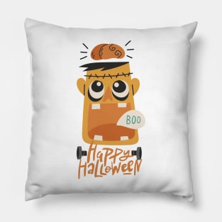 Happy Halloween Frankie! Pillow