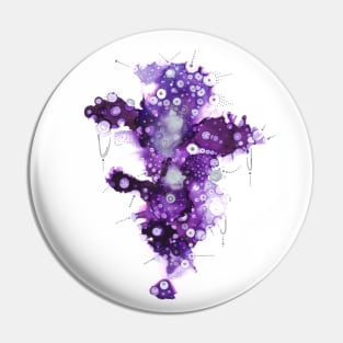 VIOLET BUBBLE Pin