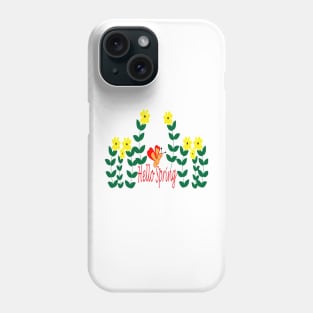 Hello Spring Phone Case