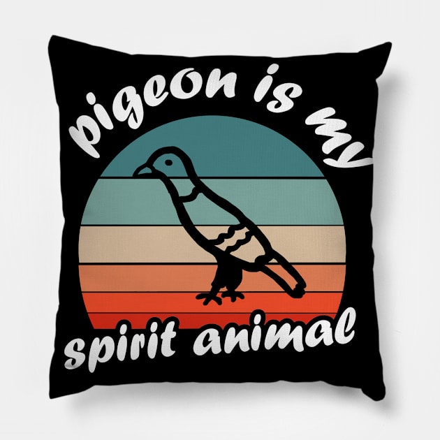 My spirit animal dove saying lover bird Pillow by FindYourFavouriteDesign