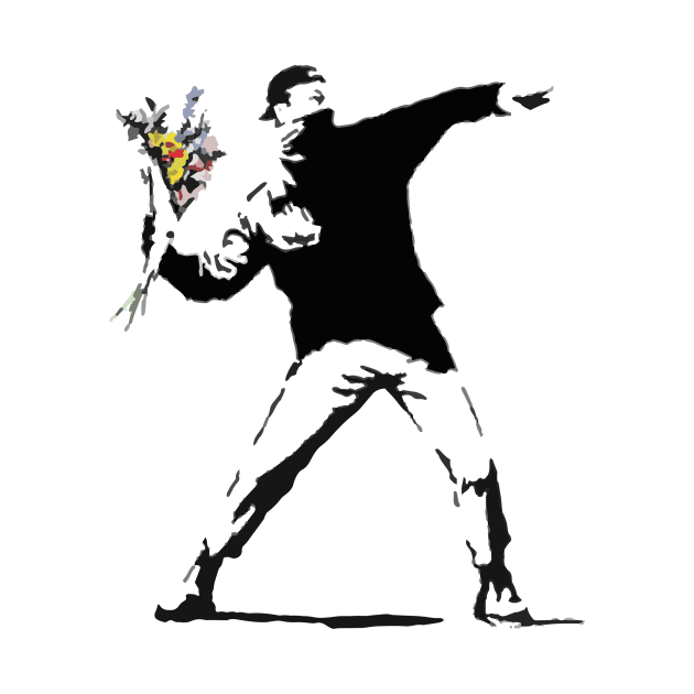 Rage Flower Bomber Stencil by GTC_Design