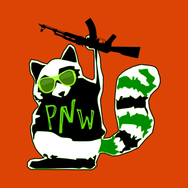 PNW Rebel Raccoon AK47 by TheDaintyTaurus