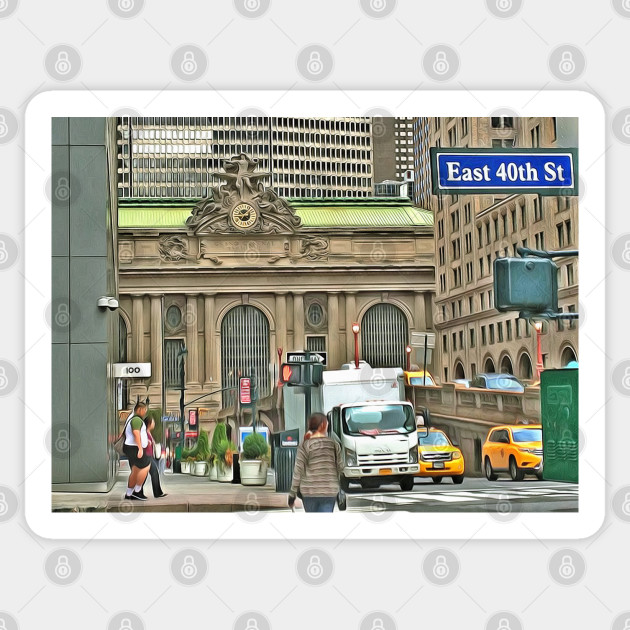 Grand Central Station New York City New York City Sticker Teepublic
