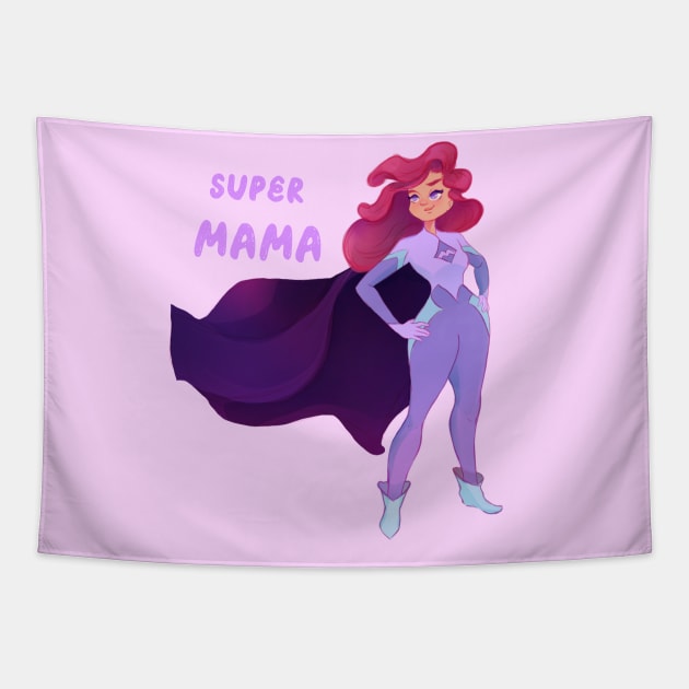 Super Mama Tapestry by Inspire Change