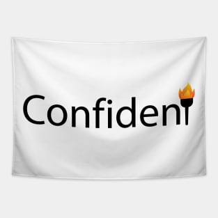 Confident artistic design Tapestry