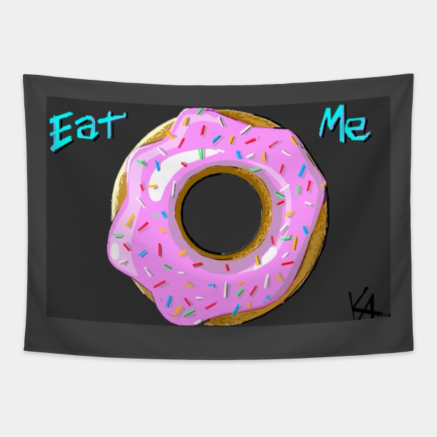 Eat Me (Donut) Tapestry by Kaos