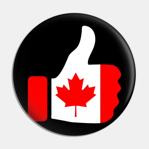 Canada Thumbs Up Pin by DANPUBLIC
