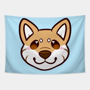 Shiba Inu Face Tapestry