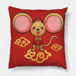 Chinese New Year Mouse Gong Xi Pillow