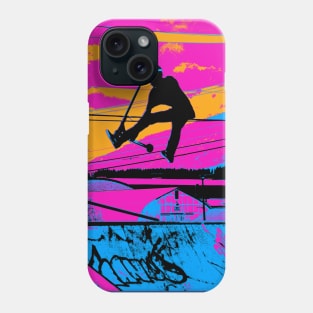 Let's Fly! - Stunt Scooter Rider Phone Case