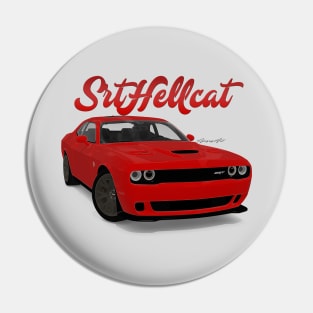 SRT HELLCAT Red Front Pin