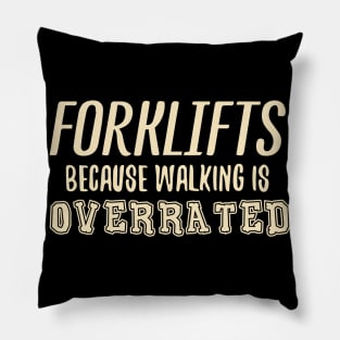 Forklift Certified Meme Pillow