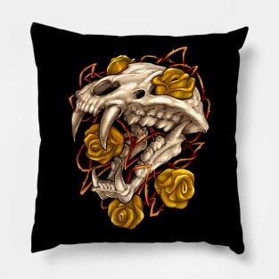 Golden Panther Pillow