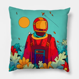 Summer space traveller Pillow