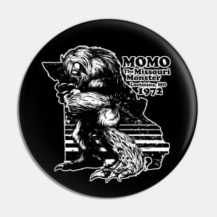 Momo The Missouri Monster Pin