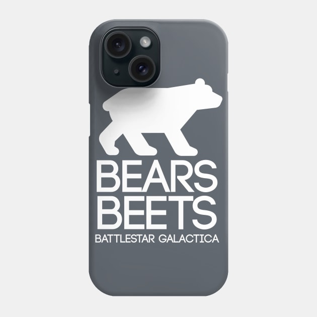 Bears. Beets. Battlestar Galactica Phone Case by rileyrichter
